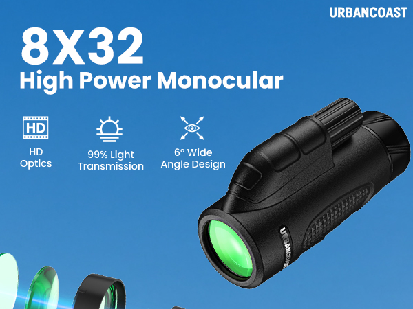 8X32 High Power Monocular