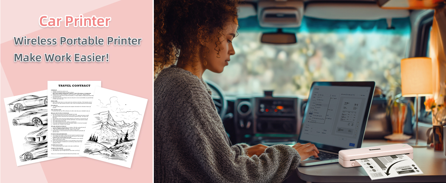 portable thermal printer 8.5x11