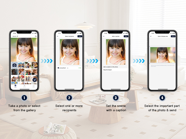 electronic photo frame electric picture frame slideshow