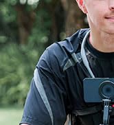 JJC Magnetic Neck Mount for Phone & Action Camera, POV Neck Holder with Three Flexible Rob for Mu...