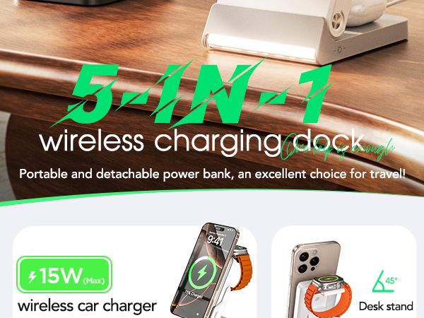 Foldable Wireless Charging Station
