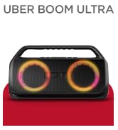 ION Uber Boom Ultra, High-Power Portable Bluetooth Stereo Speaker System with Lights, Rechargeabl...