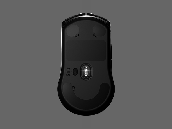 -SteelSeries Rival 3 Wireless underside sensor