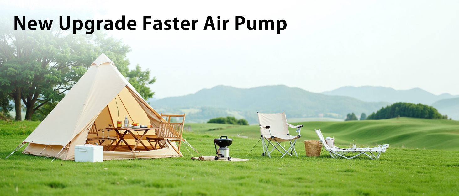 air mattress pump battery powered