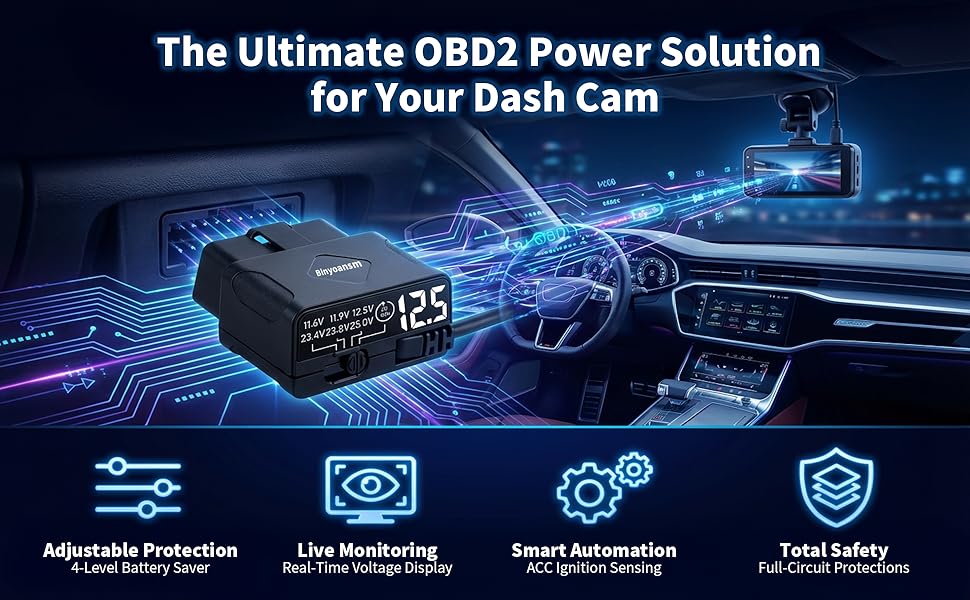 OBD Cable for Dash Cam
