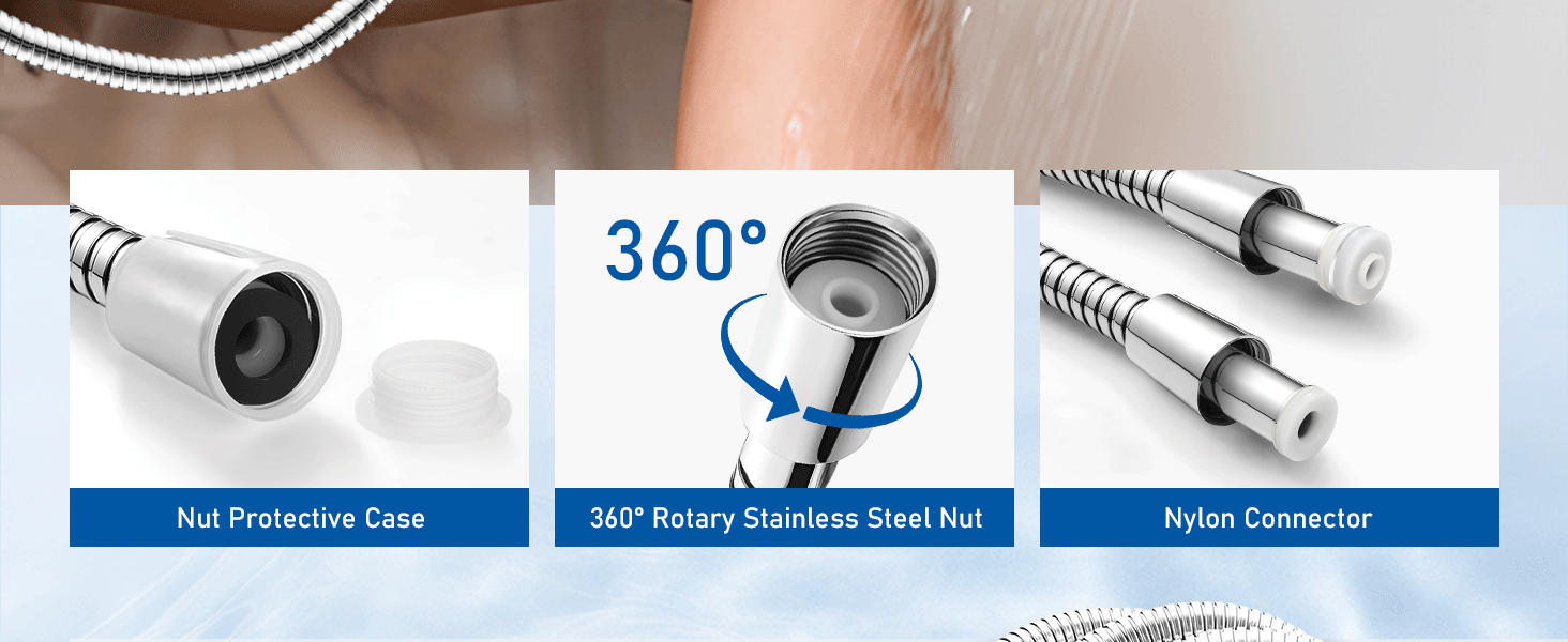Keycozy Shower Hose for Handheld Shower Heads