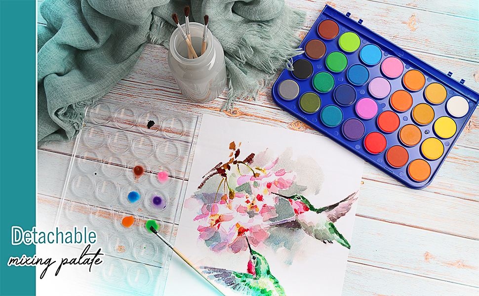 watercolor palette