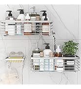 ODesign Shower Caddy 3 Pack-Shower Bathroom Shelves Rack,Rustproof Wall Mounted SUS304 Stainless ...