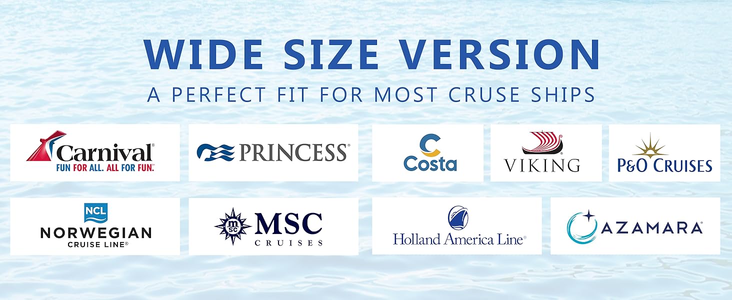 Cruise lines cover Carnival, Princess, Costa, VIKING, P&amp;O Cruises, Norwegian, MSC, AZAMARA