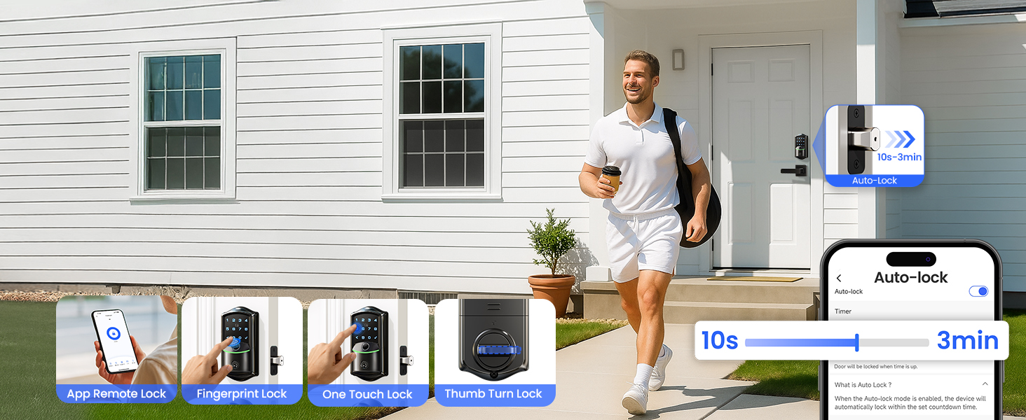 smart door lock Auto Lock