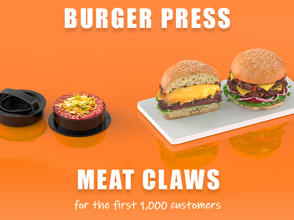 Electric Meat Grinder CHEFFANO Life with burger press