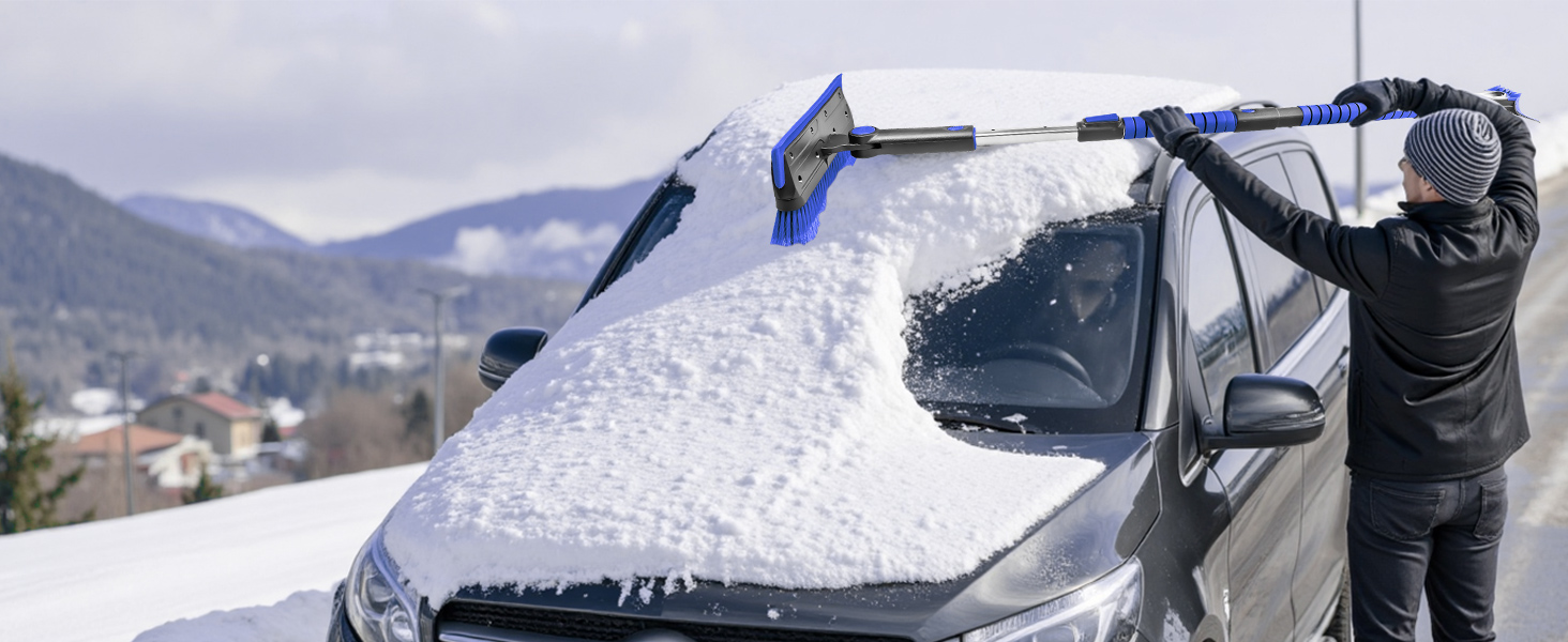 snow brush snow broom ice scraper