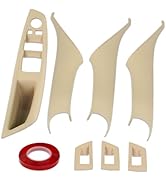 Jaronx Compatible with BMW Door Handle Covers Snap-on/Sticky-on 5 Series 520 525 528 530 535 F10/...