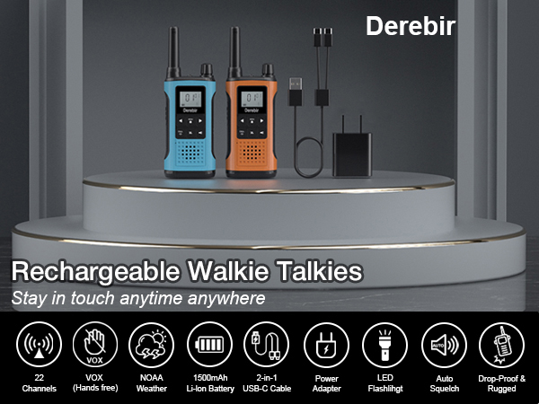 walkie talkies