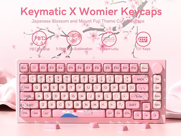 Keymatic X Womier Keycaps