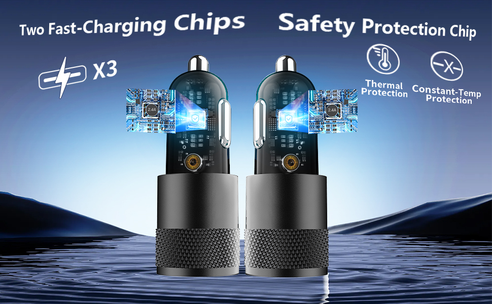 iPhone Car Charger Fast Charging
