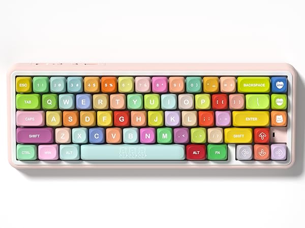 cute keycap set,gunmy bear moa profile keyboard keycaps,double shot pbt keycaps