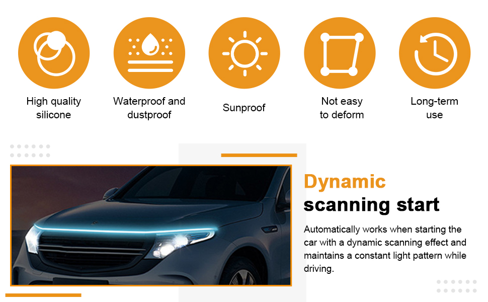 Not easy to be deformed, waterproof, dustproof, sunproof, long service time.