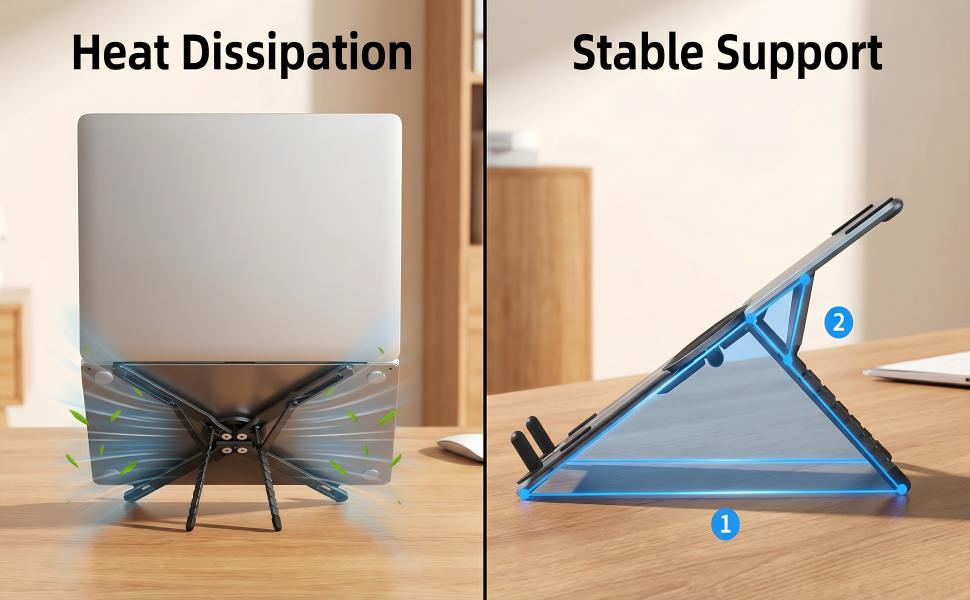 Enjoy full flexibility with 180 degrees of smoothly rotation