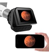 4K Wireless Telescope Camera, Universal Eyepiece Camera with IR Filter &amp; X16 Zoom &amp; 2.8" Screen, ...