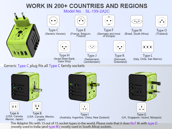 international travel adapter g