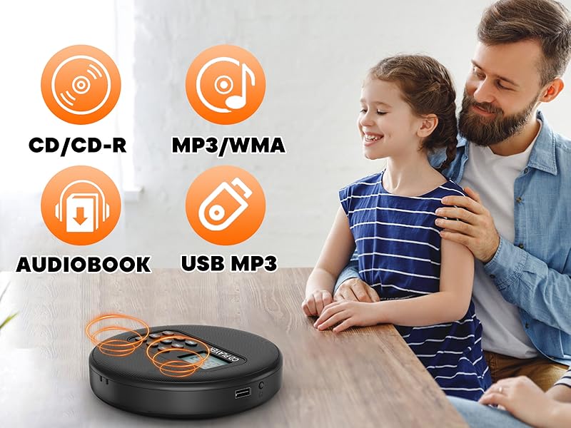 Compact CD Player with Speakers