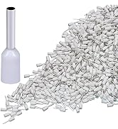 Twidec/1000PCS AWG22 Wire Ferrules Terminals Ferrule Wire Crimp Pin Terminal Connector Wire Ends ...