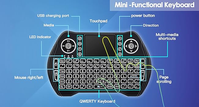 BL mini keyboard wireless