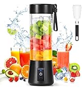 Spardar Portable Blender for Shakes And Smoothies, 4000mAh Personal Blender with 6 Blades, USB Re...