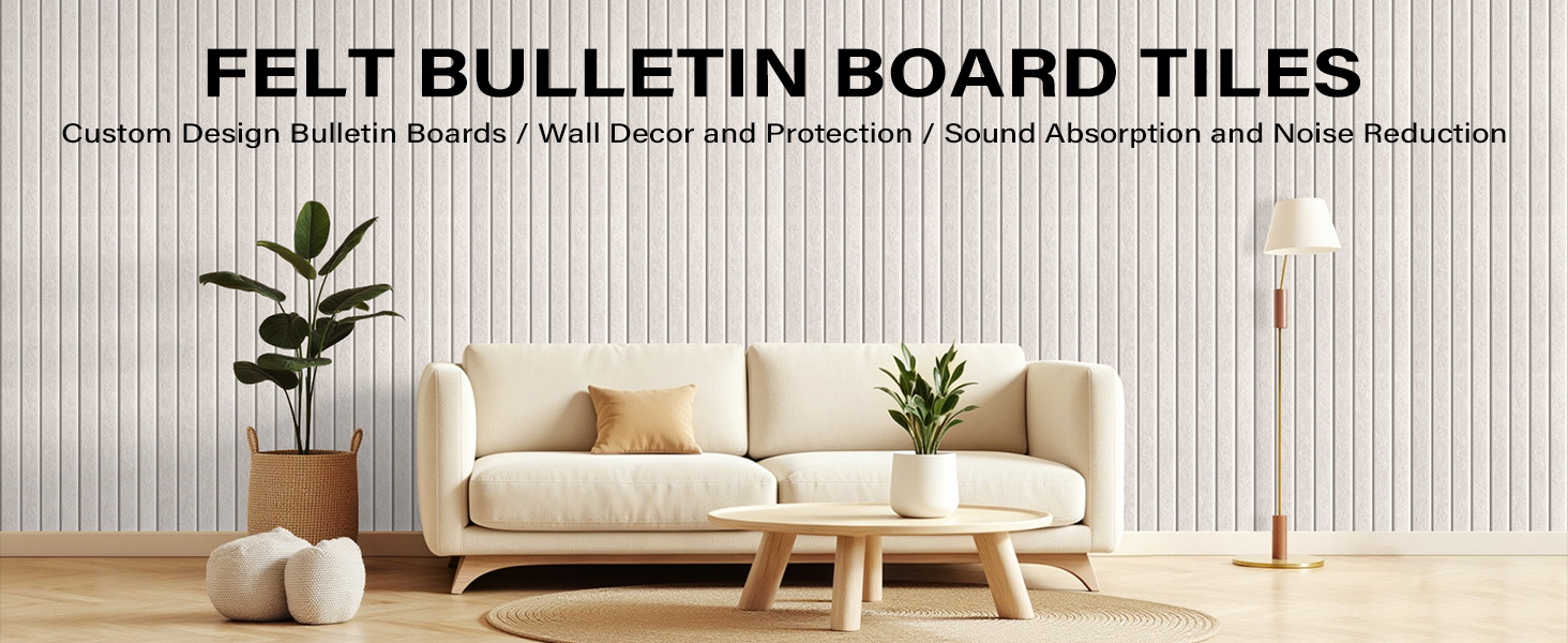 Large Felt Bulletin Board