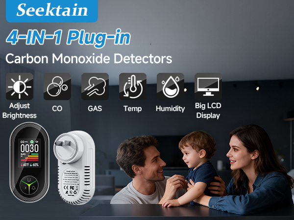 Carbon Monoxide Detectors Plug in