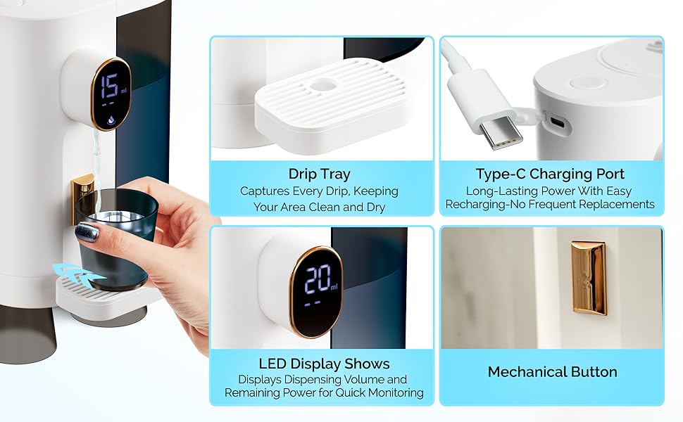 mouth wash dispenser