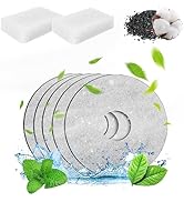 PAPIFEED 5 Pack Replacement Filters &amp; 2 Pack Replacement Pre-Filter Sponges for 84oz/2.5L Inducti...