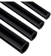 EVIL ENERGY 5/32 1/4 5/16 1/2 Silicone Vacuum Tubing Hose Line Kit 5FT 130PSI Max Pressure Black ...
