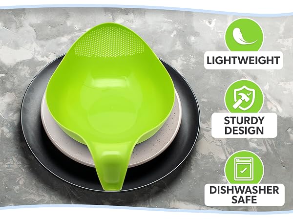 plastic colander, rice washer strainer, colander strainer with handle, colanders &amp;amp;amp; food strainers