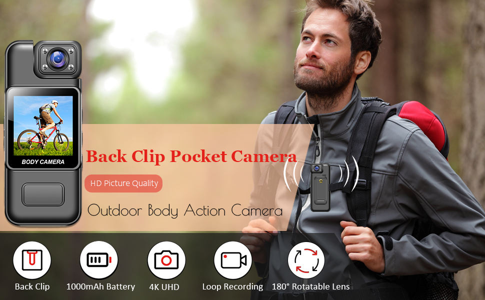 Body Video Recording Camera
