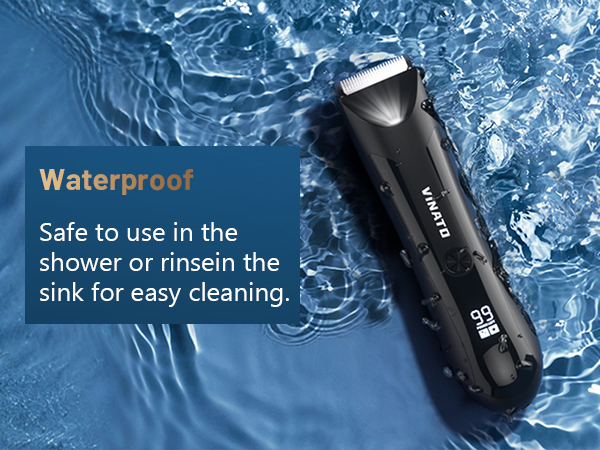 Waterproof Safe to use in the shower or rinsein the sink for easy cleaning.