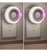 Briignite Motion Sensor Night Light, [2 Pack] Night Lights Plug into Wall, Auto On/Off Motion Act...
