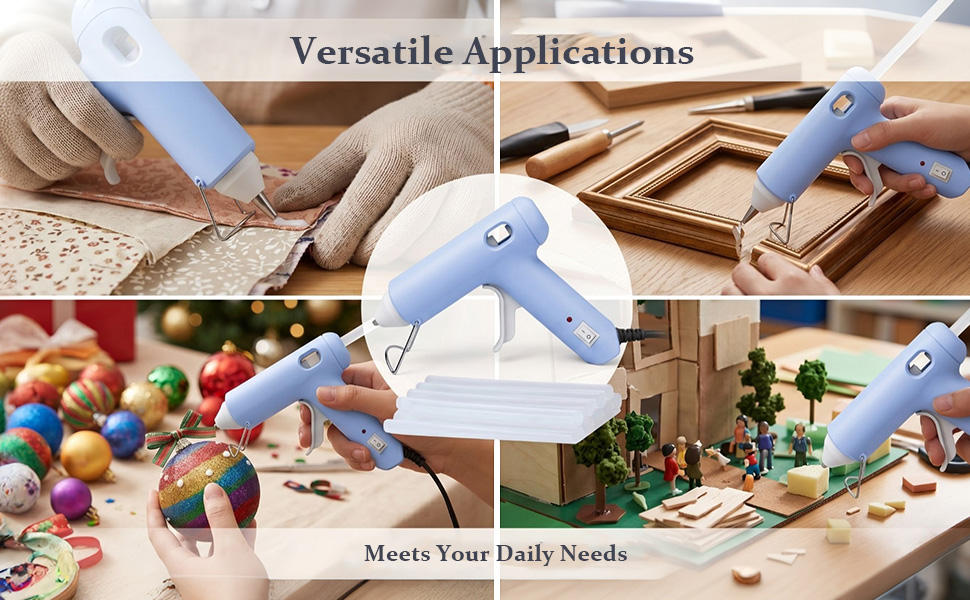 Mini Hot Glue Gun Kit with 40 Glue Sticks
