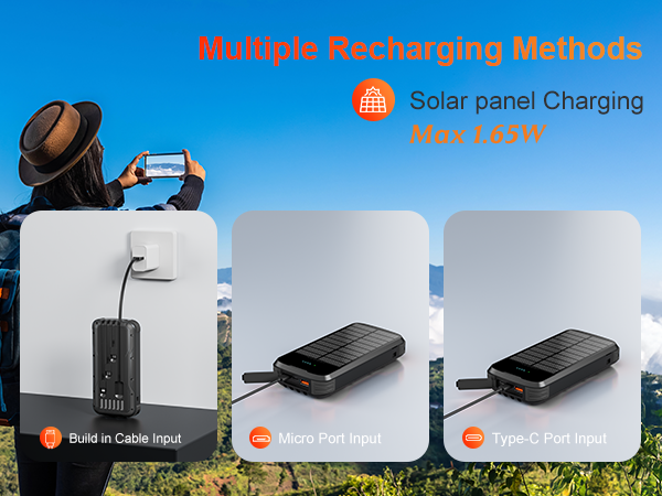 Multiple Recharging Methods