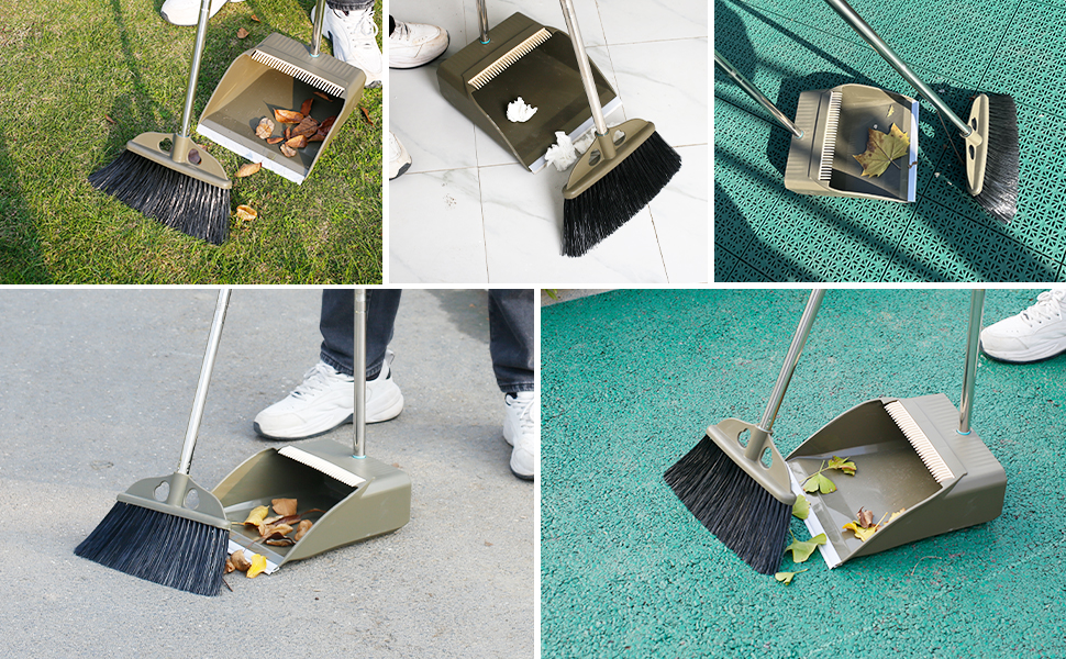 broom and dust pan
