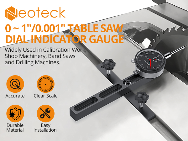 Table Saw Dial Indicator Gauge