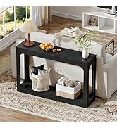 CHOEZON 47.2" Long Console Table, Entryway Table, Hallway Table, 2-Tier Behind Couch Table, Corri...