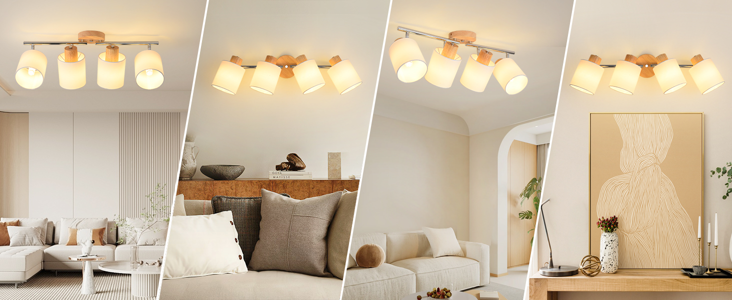 LED 4 Light Track Lighting Kit