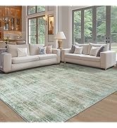 Area Rugs 8x10 Living Room Rugs: Large Modern Abstract Washable Rug with Non-Slip Backing, Non-Sh...