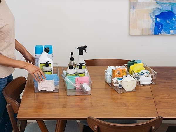 organization storage bins pantry laundry room containers fridge cabinet organizers basket kitchen 