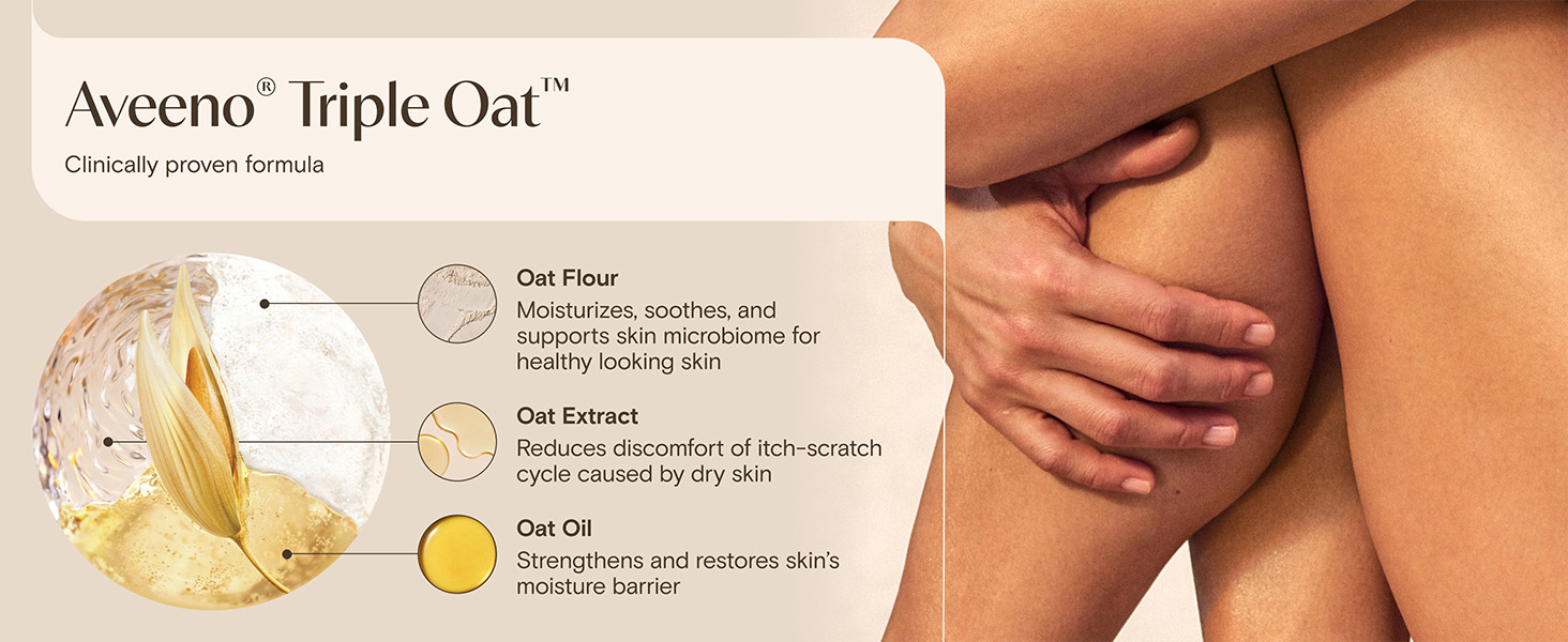 Aveeno triple oat, oat flour, oat extract, oat oil