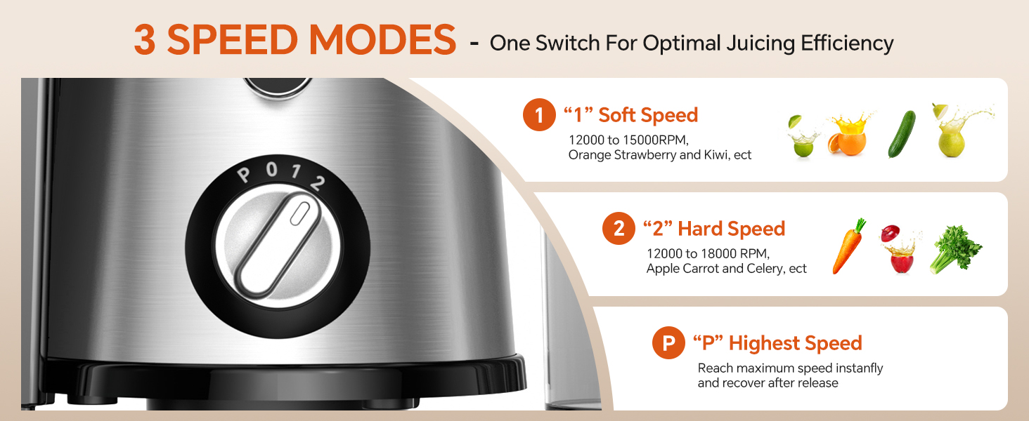 3 SPEED MODES