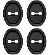 Figpade 4PCS Upgraded Car Door Latch Guard Cover,Silicone Car Door Lock Cover for Car Door Protec...