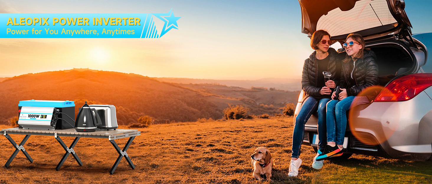 ALEOPIX 1000W/500W Inverter White